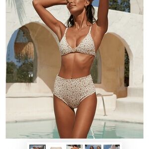 KAVALA Floral Print Bikini Set